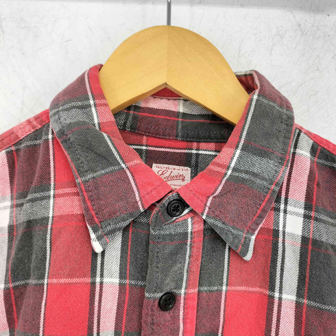 エドウィン EDWIN チェック ネルシャツ メンズ  L